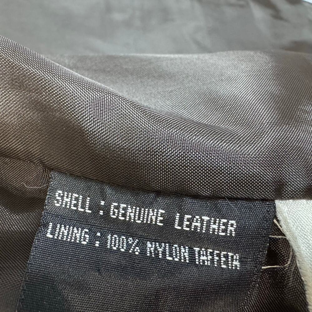 Guess Vintage Y2K Leather Suede Shirt Jacket Brown Men's M - Picture 10 of 12